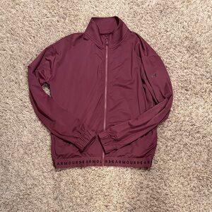 Under Armour Women's Burgundy Bomber Jacket